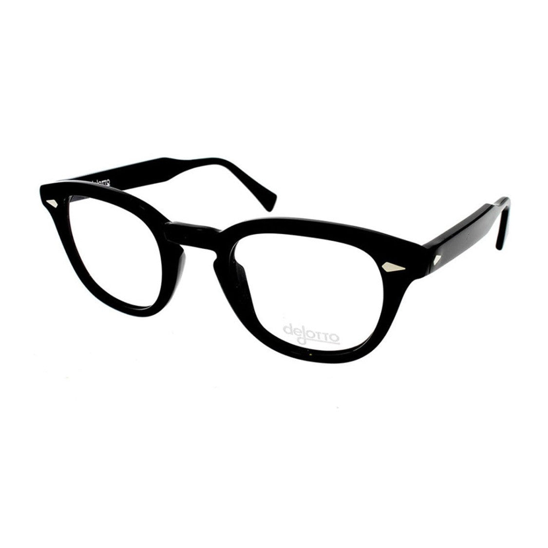 Delotto Black Dl11 Celluloid Classic Sunglasses