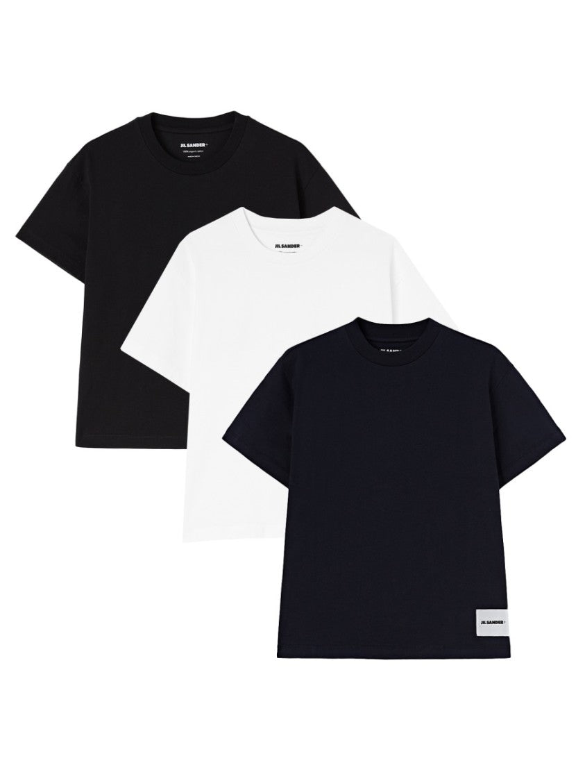 Jil Sander Regular Fit Cotton Crewneck T-Shirt