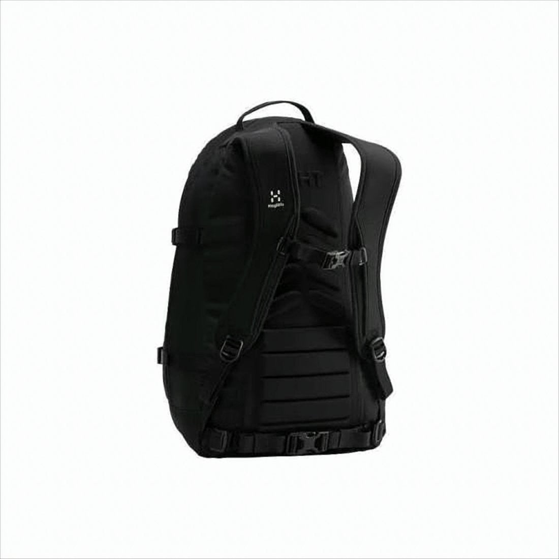Haglöfs Streamlined Black Backpack With Adjustable Straps