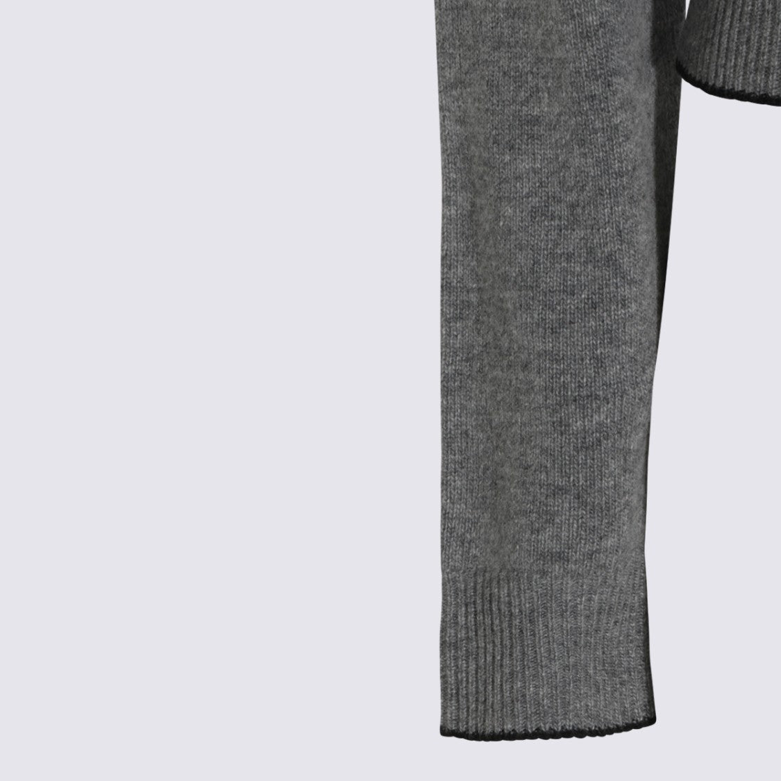 Chloé Cropped Long-Sleeved Sweater With Button-Down Front And Heart Patch