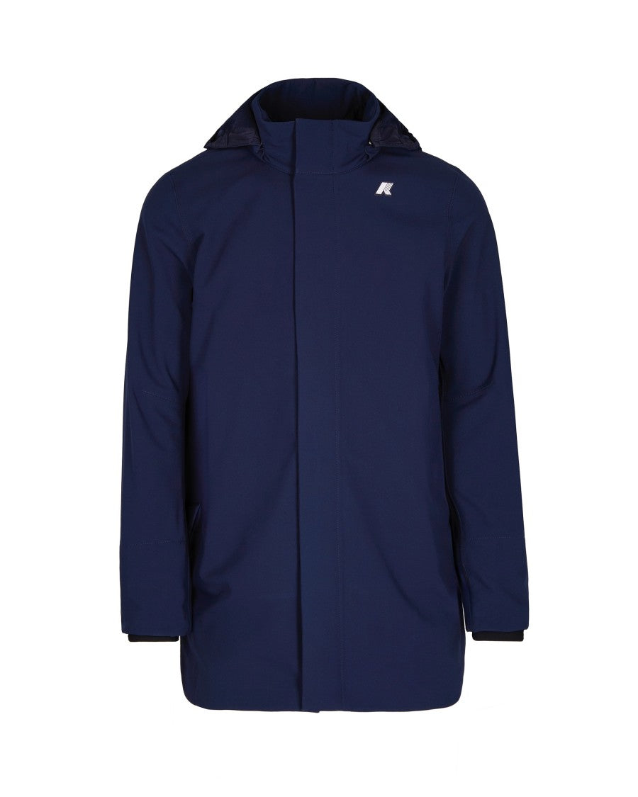 K-Way Duke Bonded Jacket In Blue Depth