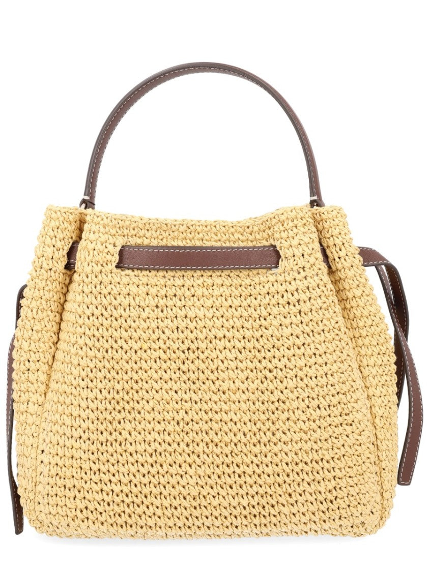 Tory Burch Tory Burch Straw Woven Bucket Bag