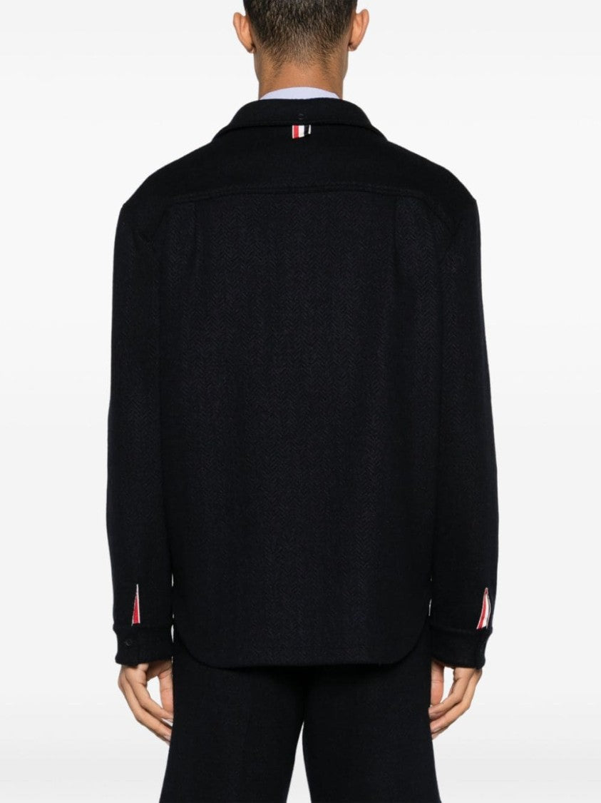 Thom Browne Oversized Herringbone Shirt