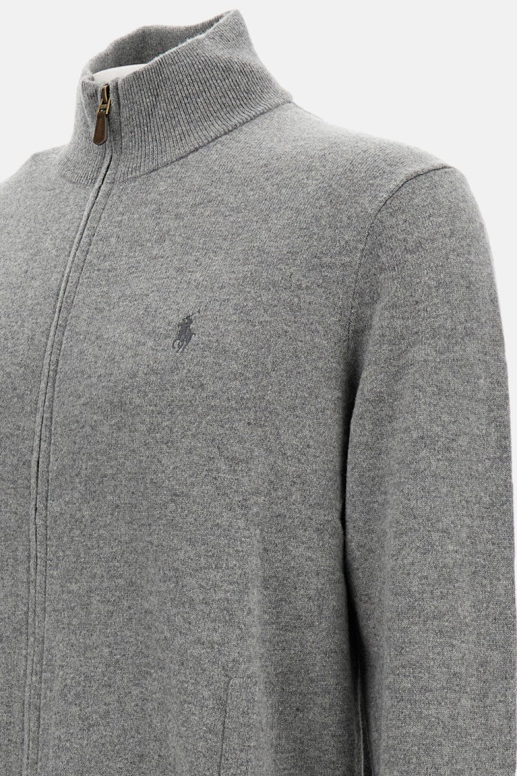 Polo Ralph Lauren Classic Zip-Up Pullover With Embroidered Logo