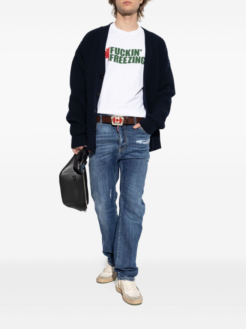 Dsquared2 Powder Blue Classic Five-Pocket Jeans