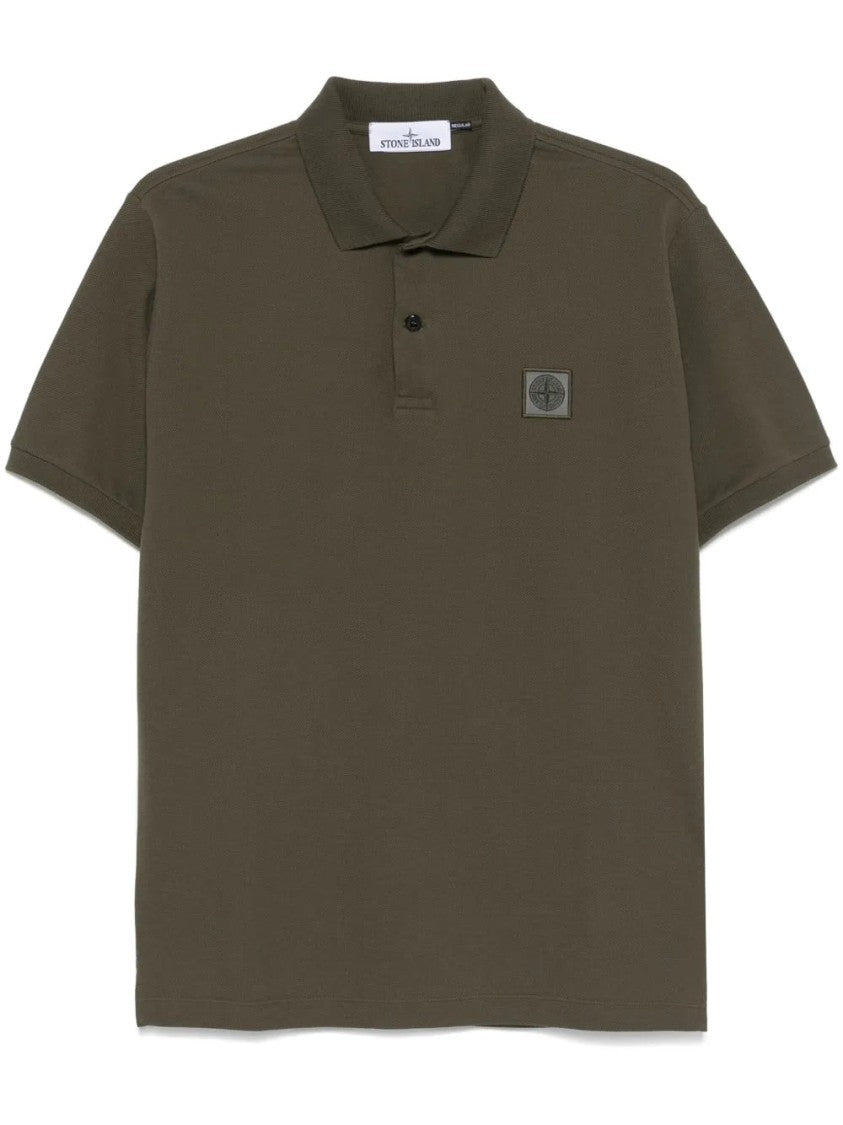 Stone Island Logo-Patch Polo Shirt