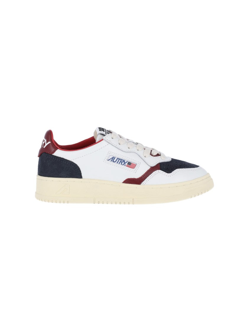 Autry Multicolor Medalist Low Calfskin Sneakers
