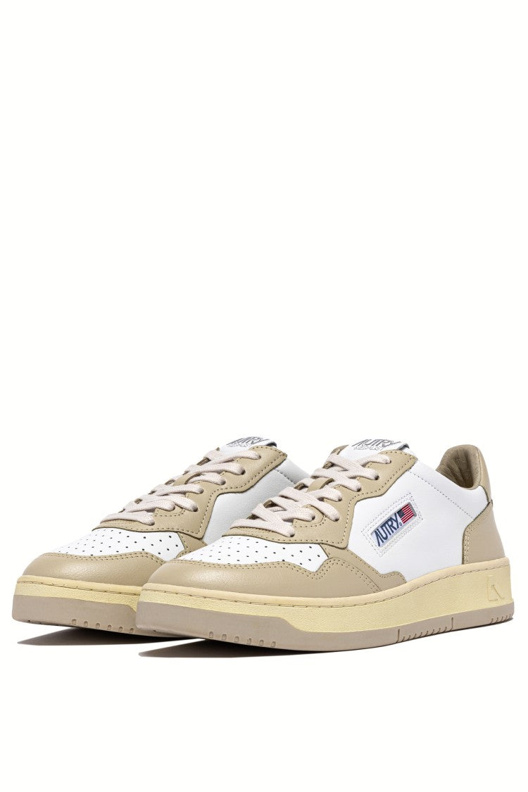 Autry Women’S Bicolor Leather Sneakers