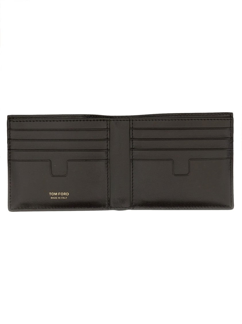 Tom Ford Python Print Classic Bifold Wallet