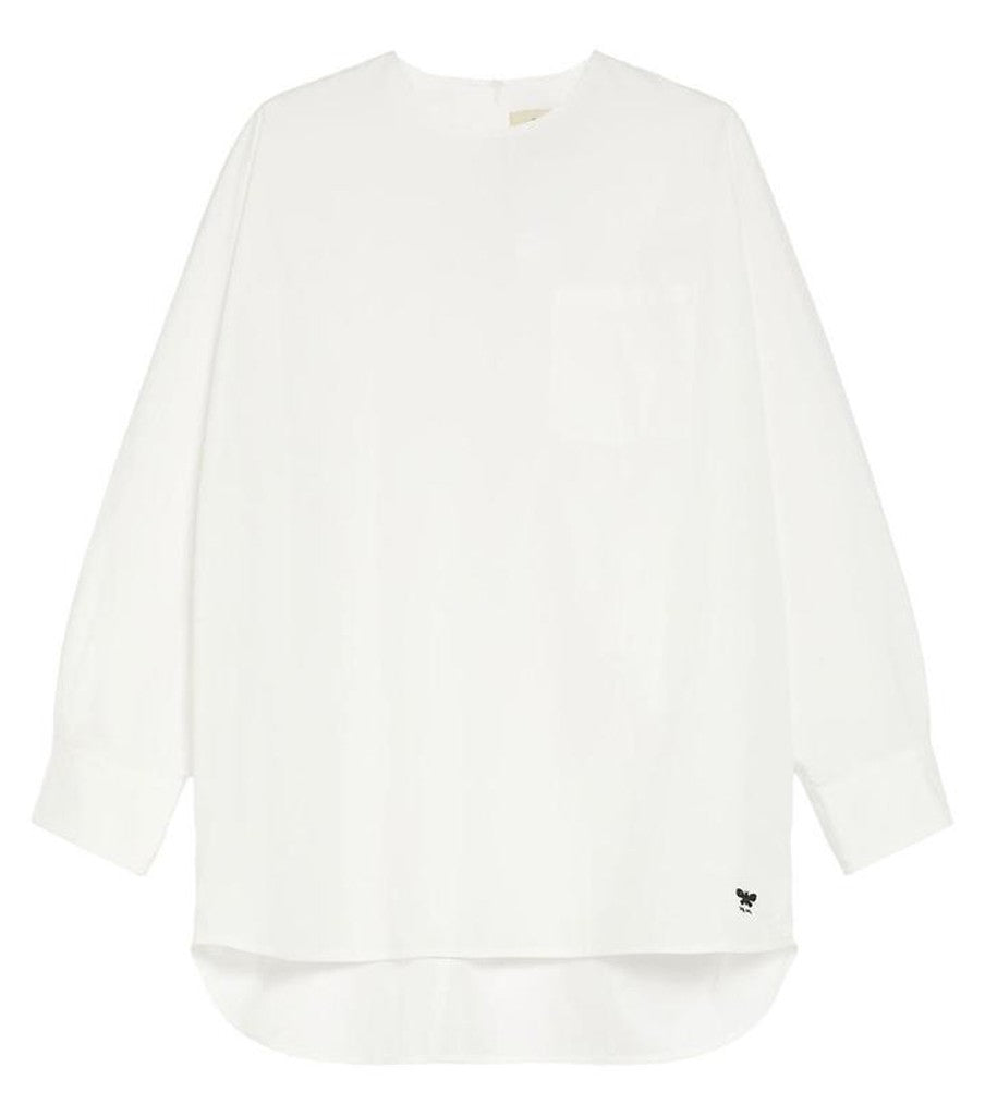 Max Mara Relaxed Fit Long-Sleeved Blouse With Classic Collar