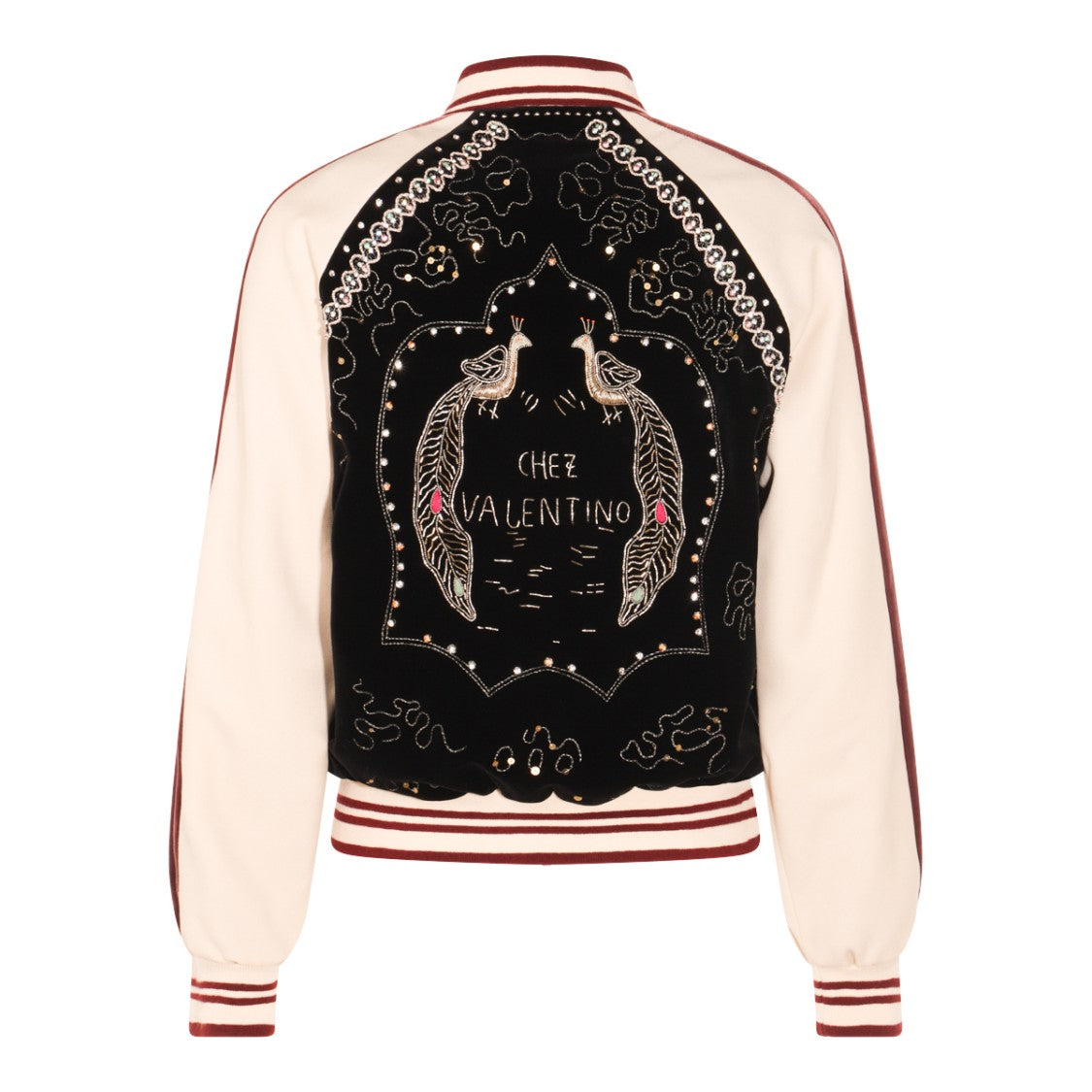 Valentino Multicolor Wool Casual Jacket
