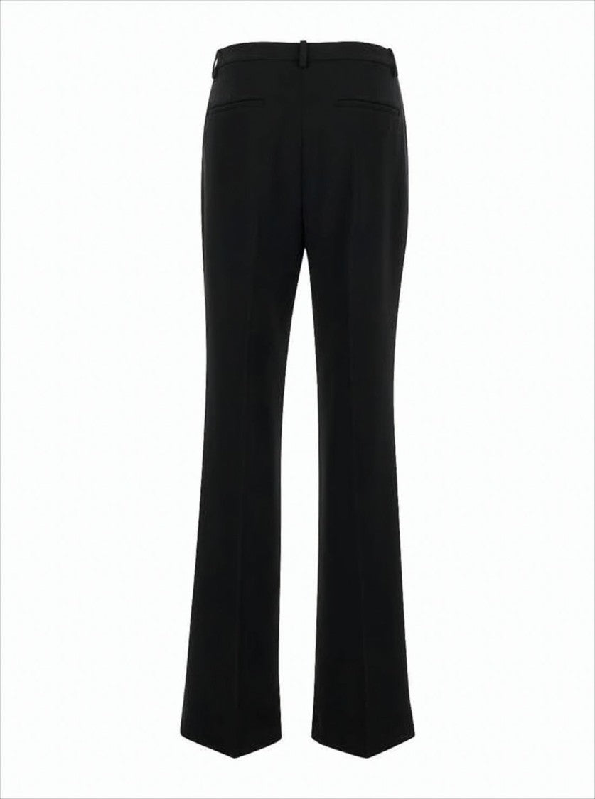 Theory Straight-Leg Tailored Pants With Subtle Flare
