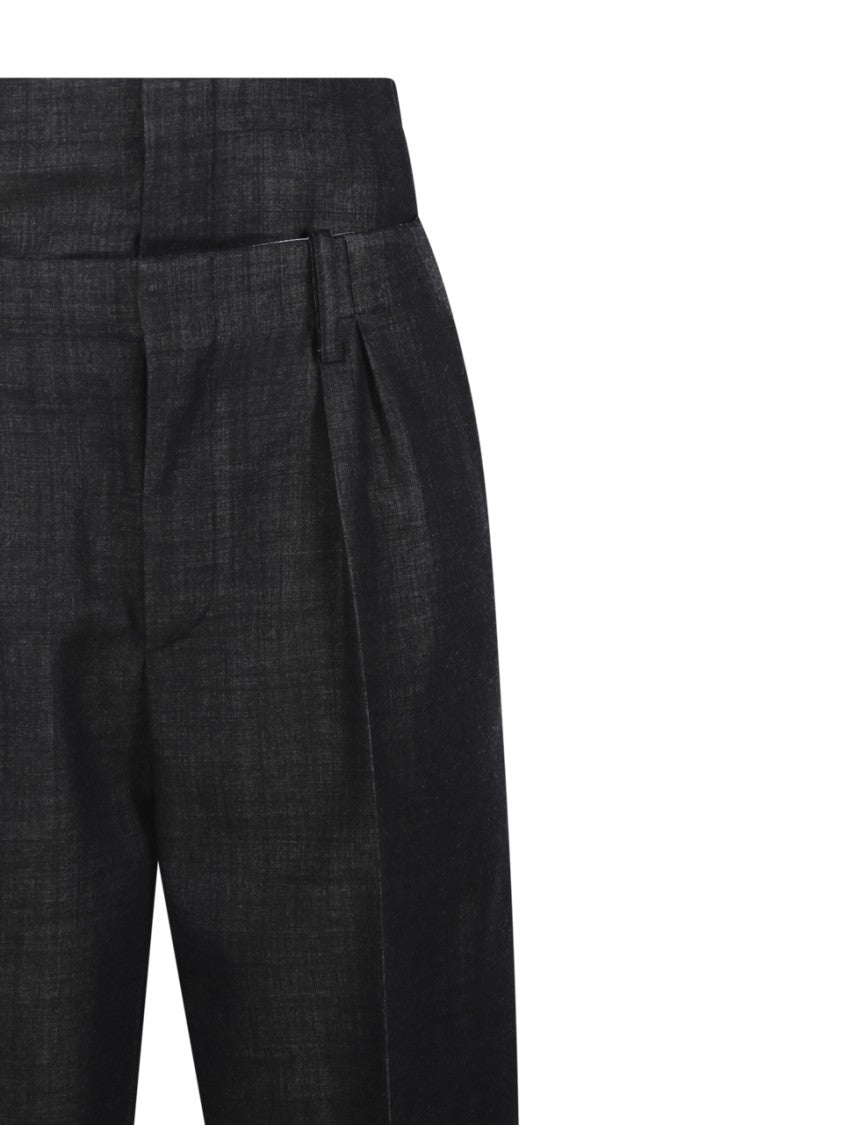 Victoria Beckham Double Waistband Detail Trouser