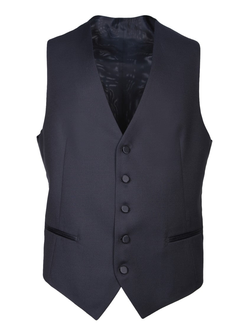 Tagliatore Blue Wool Blend Suit