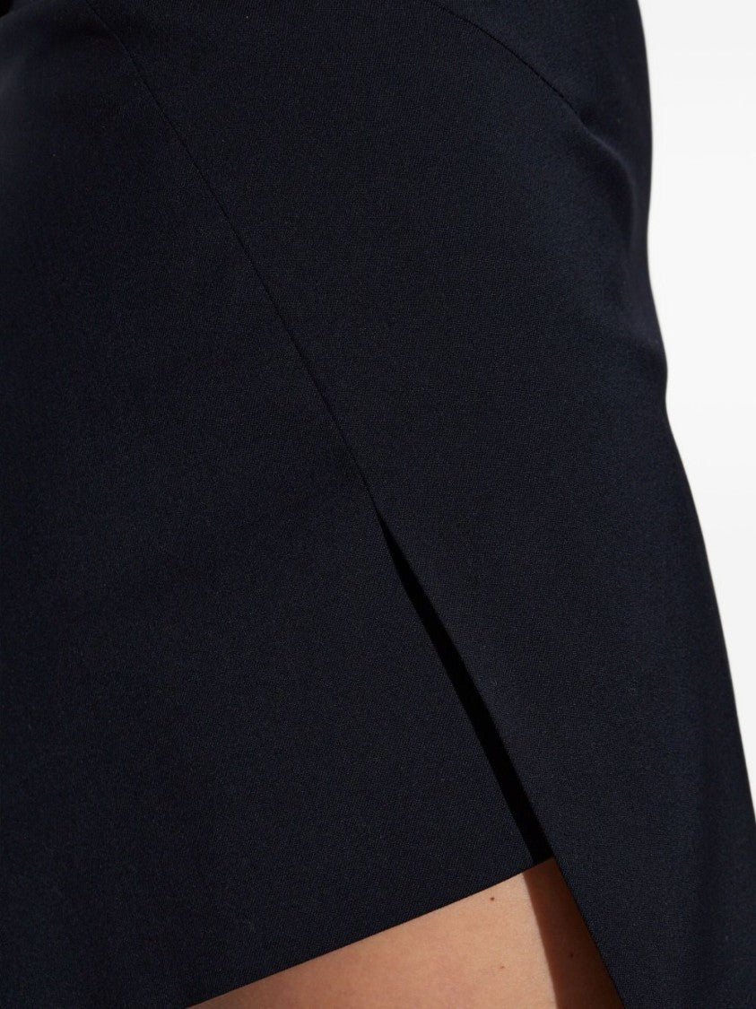 Vivienne Westwood Navy Blue Asymmetric Hem Skirt