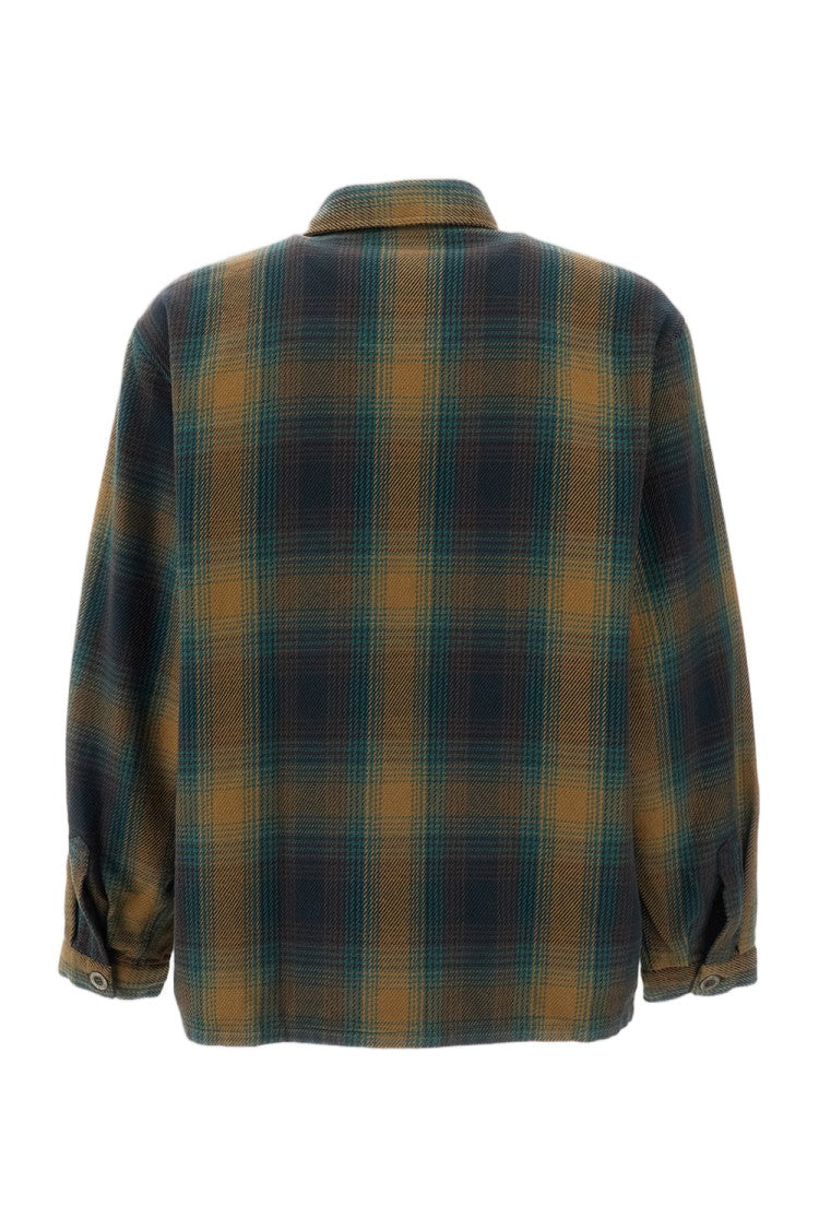 Bdbaggies Brown Check Cotton Utility Jacket