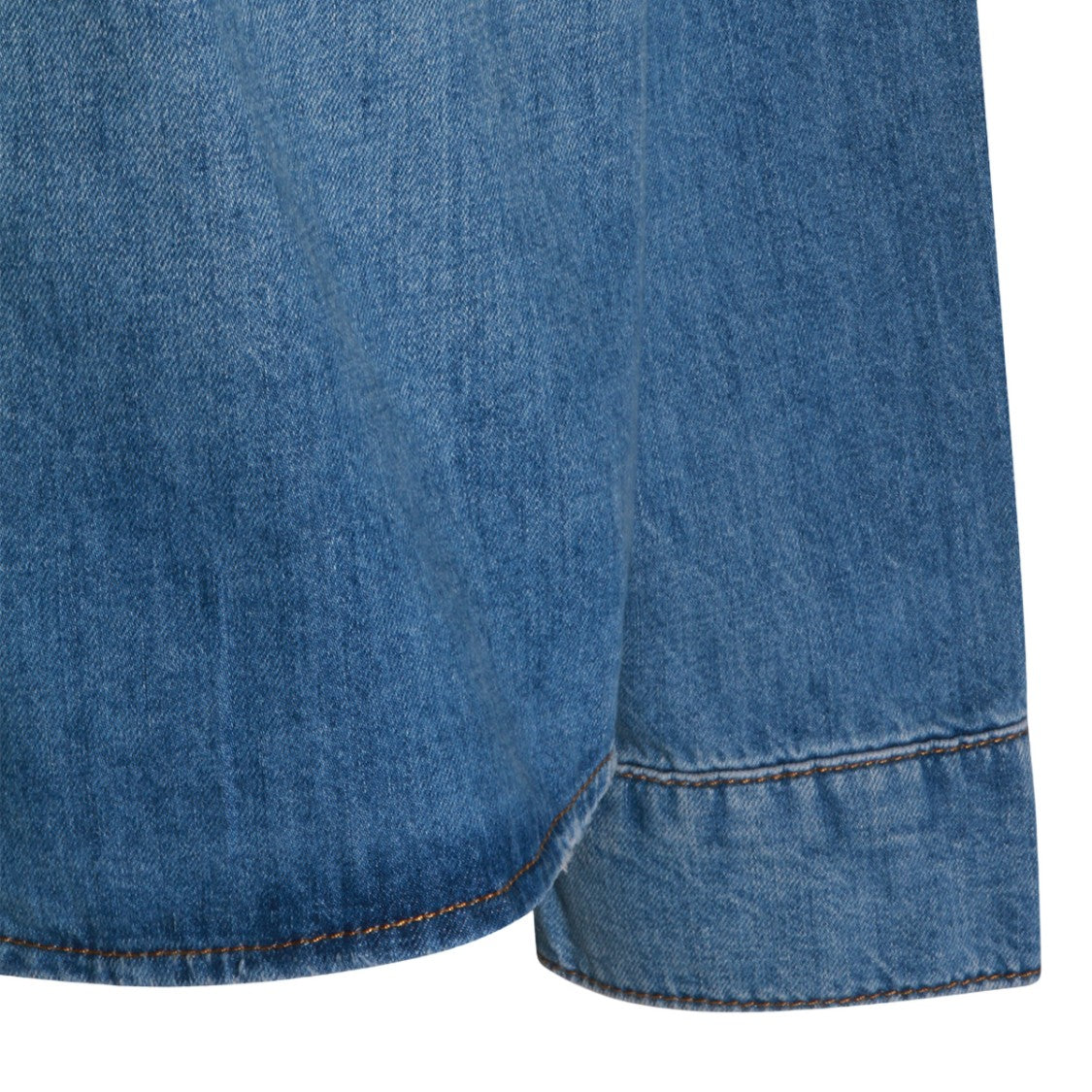 Anine Bing Classic Denim Shirt With Button-Down Front