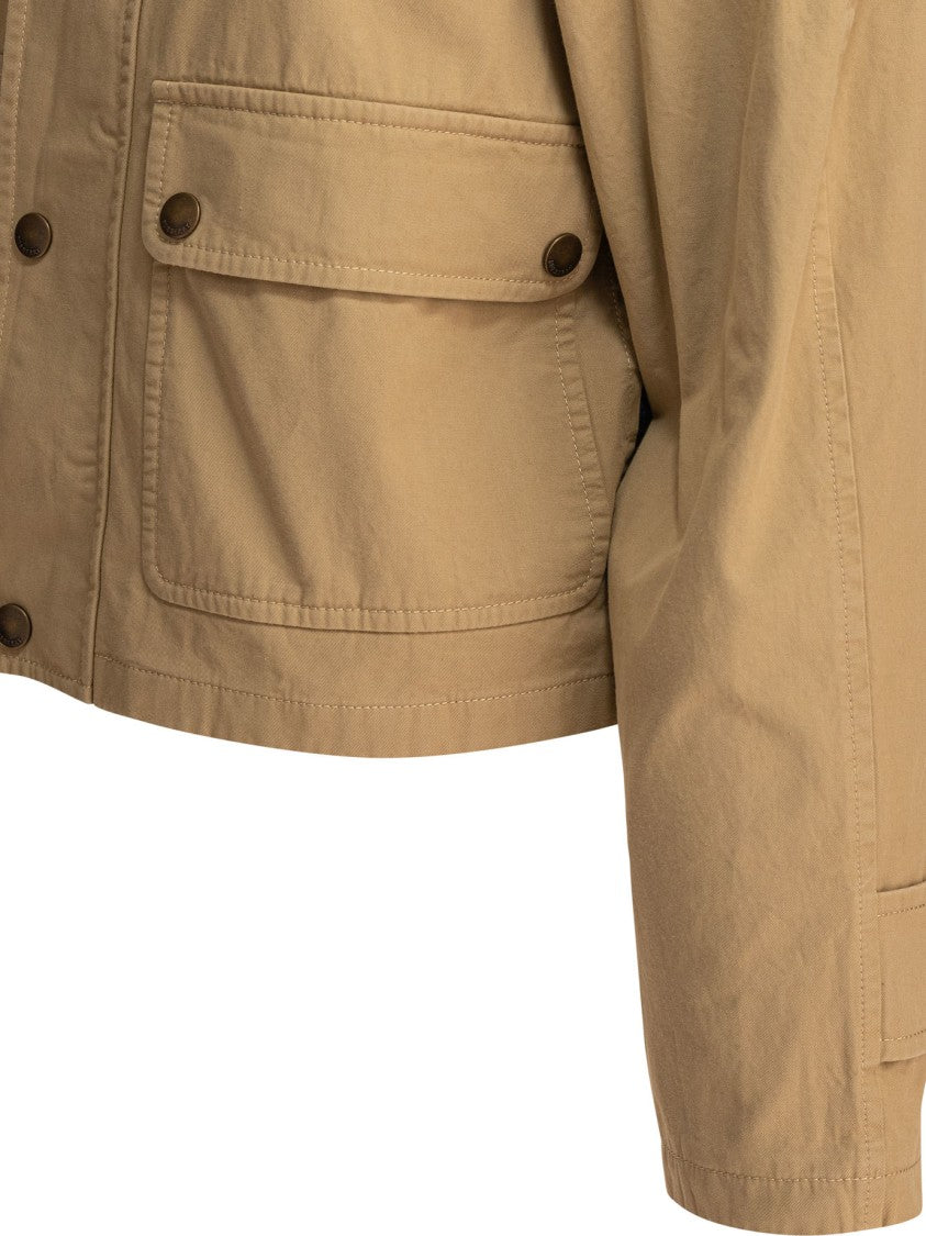 Burberry Cotton Cropped Jacket