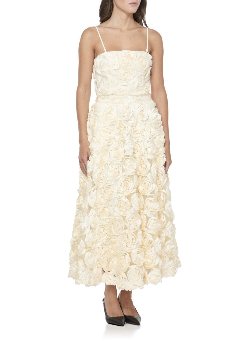 Rotate Skirt With Roses