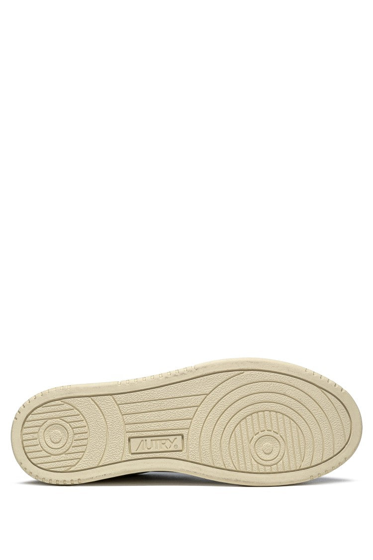 Autry Medalist Women Leather Sneakers White Heel Tab
