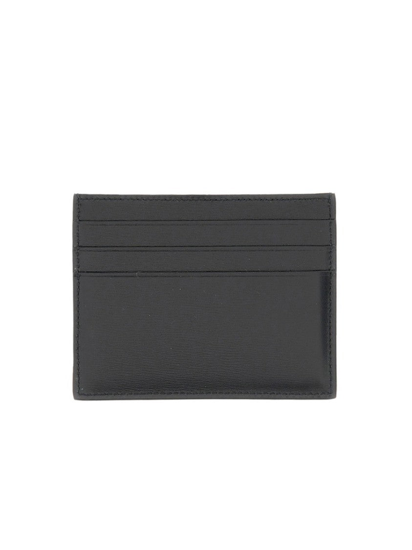 Ferragamo Rectangular Cardholder With Centered Logo And Elegant Finish
