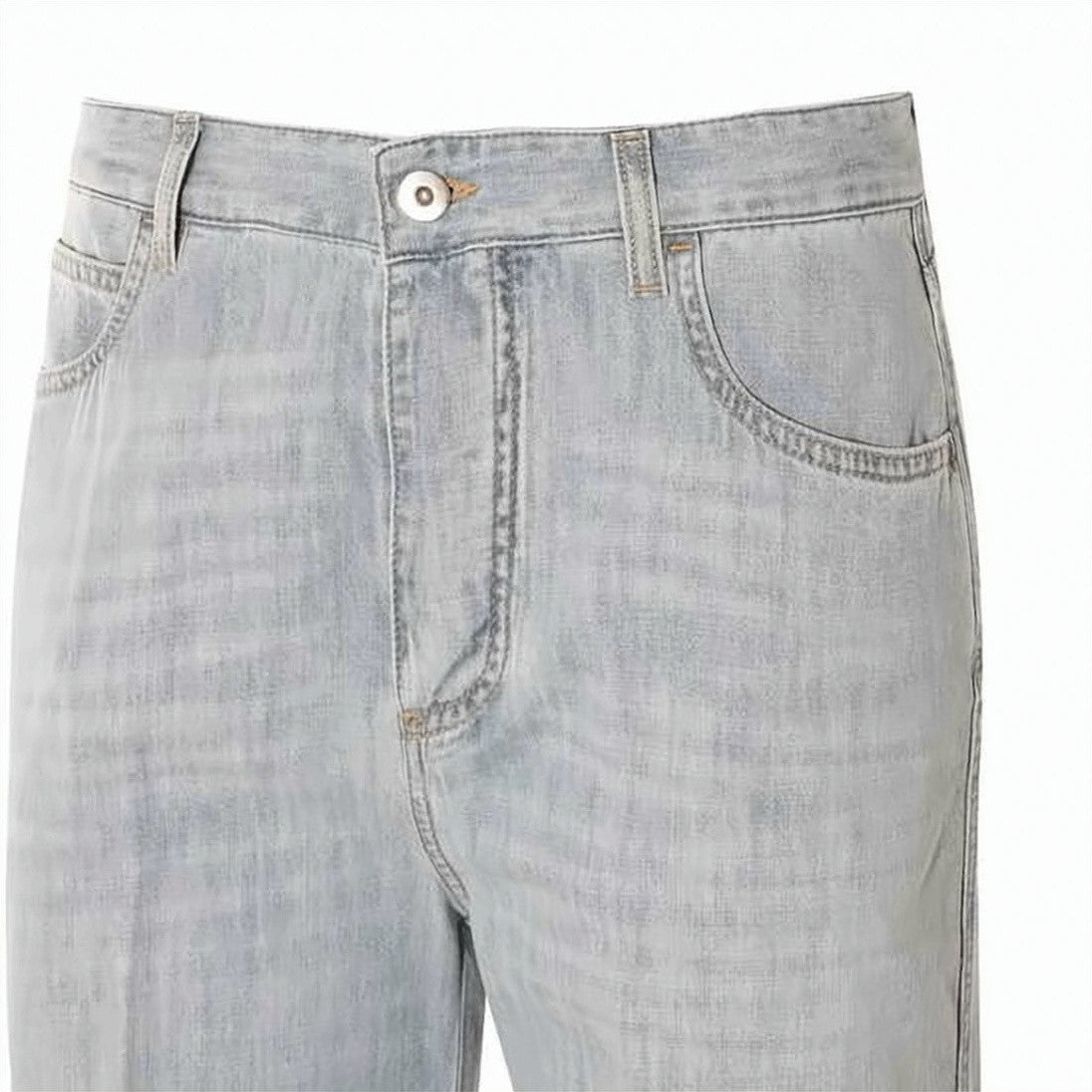 Bottega Veneta Straight-Leg Denim Pants With Classic Five-Pocket Design