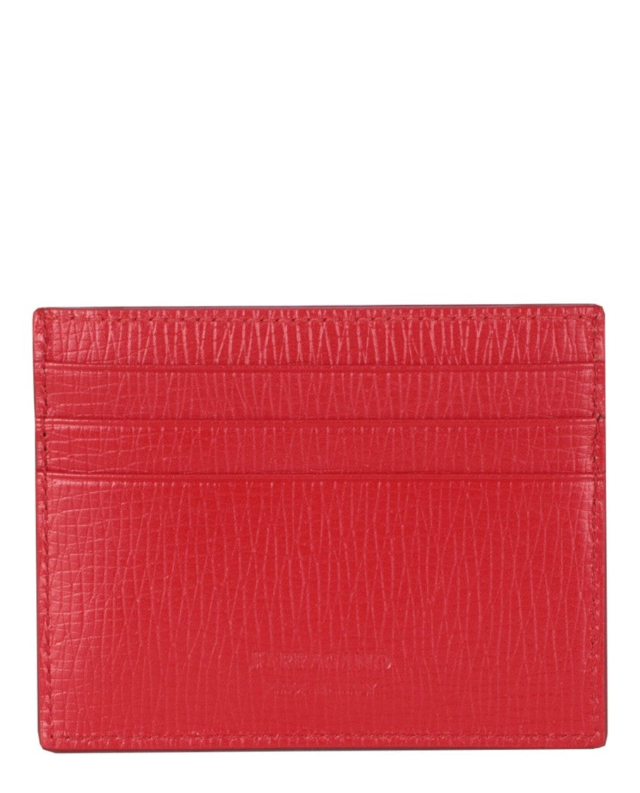 Ferragamo New Revival Leather Card Case