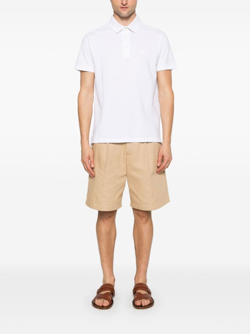 Etro Pegaso-Embroidered Polo Shirt