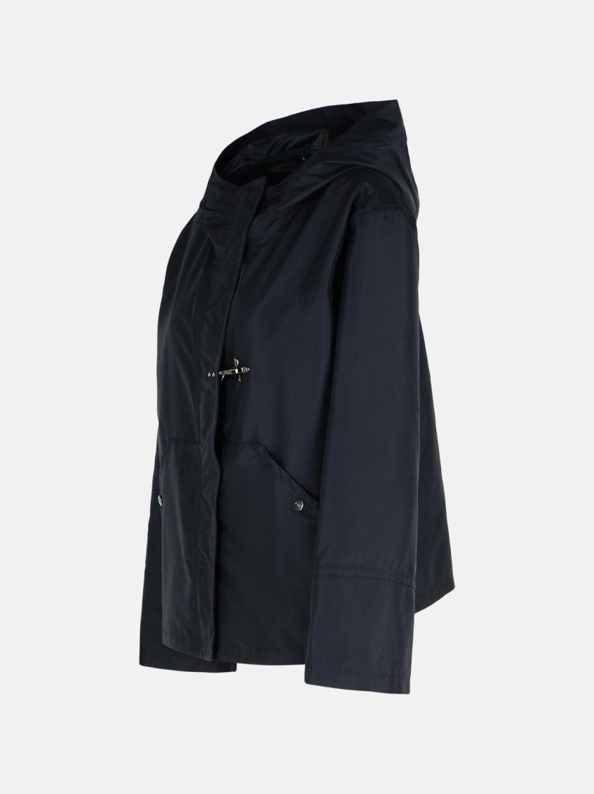 Fay Short Flared Parka With Wrap-Around Hood