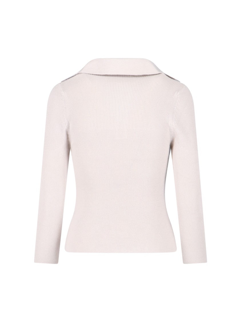 Vivienne Westwood Marina Cream Polo With Multicolor Orb Logo