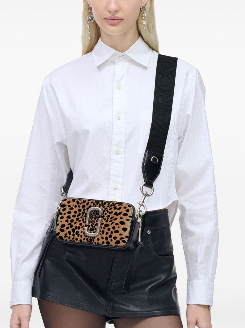 Marc Jacobs Cheetah Print Calf Hair Bag With Adjustable Strap