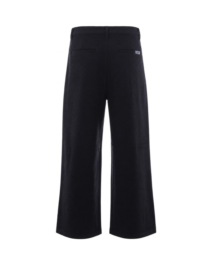 Arte Antwerp Wide-Leg Pleated Pants In Wool-Viscose Blend