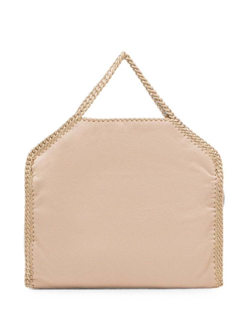 Stella Mccartney Structured Beige Bag With Braided Trim