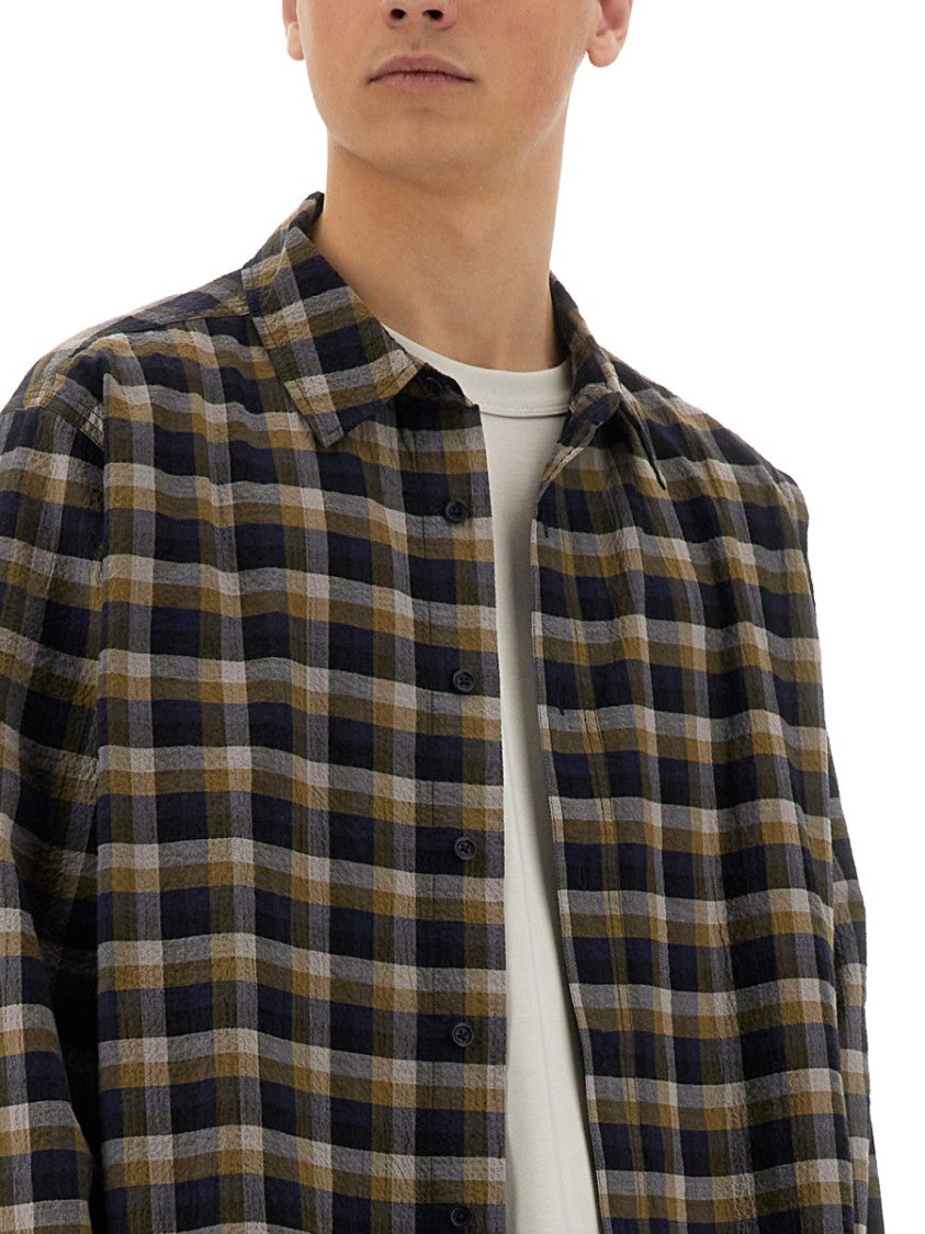 Ymc "Bb" Relaxed Fit Plaid Shirt