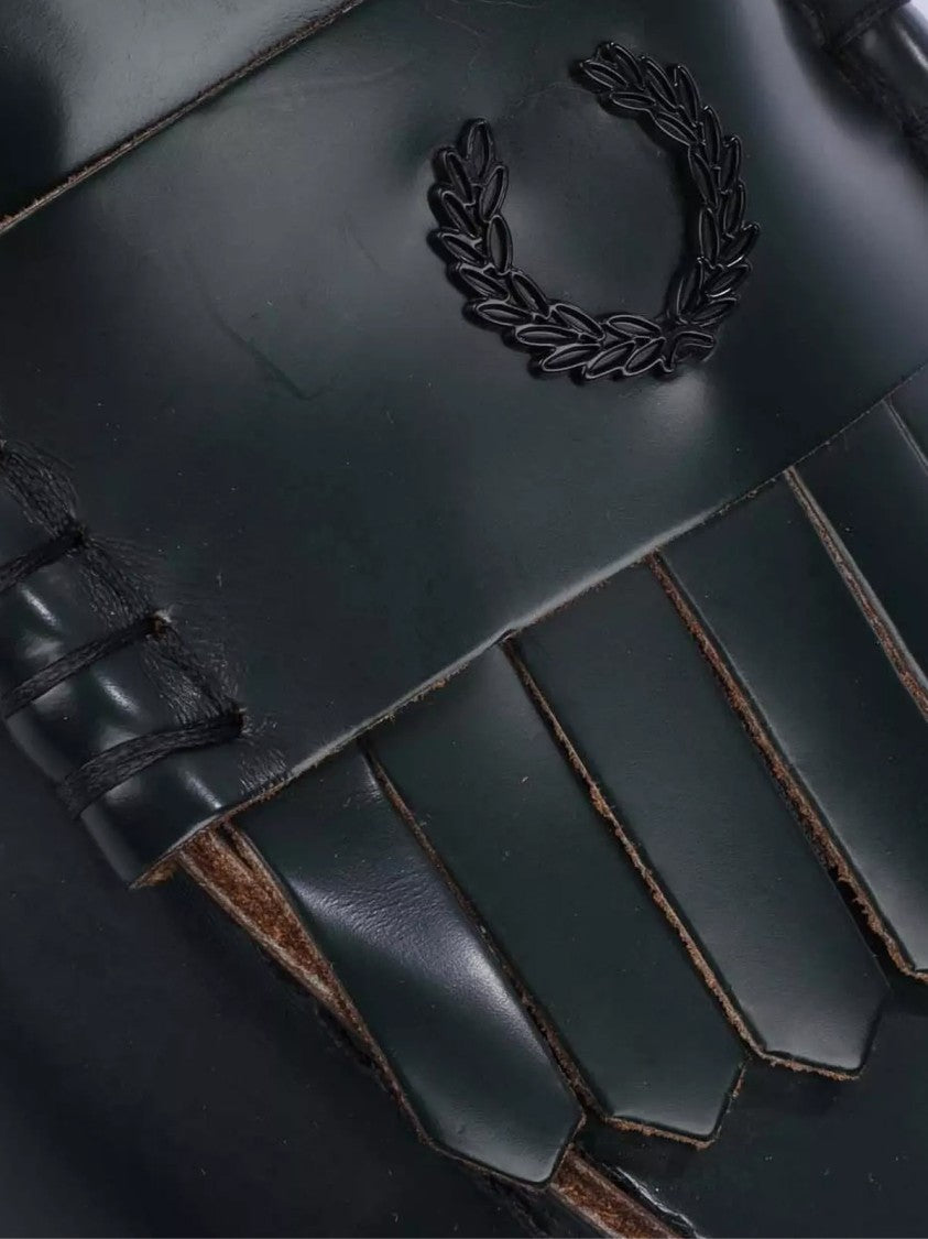 Fred Perry Logo Fringed Penny Loafers