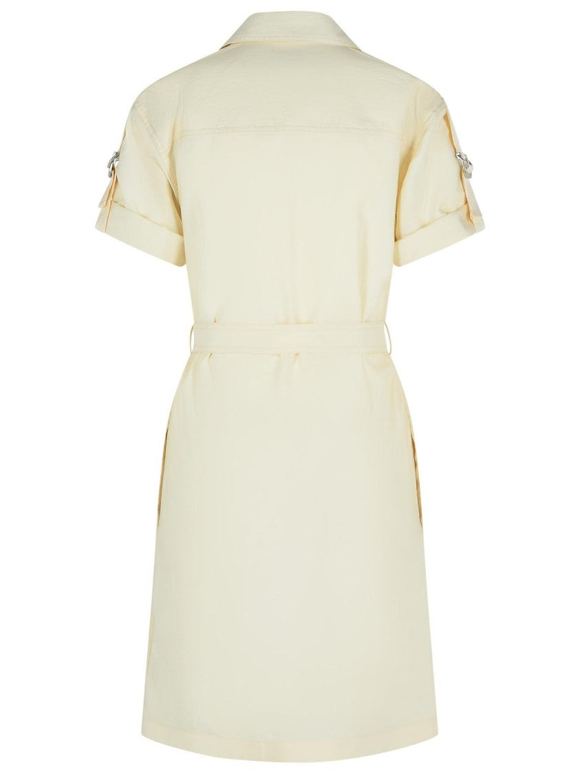 Burberry Cream Silk Blend Dress