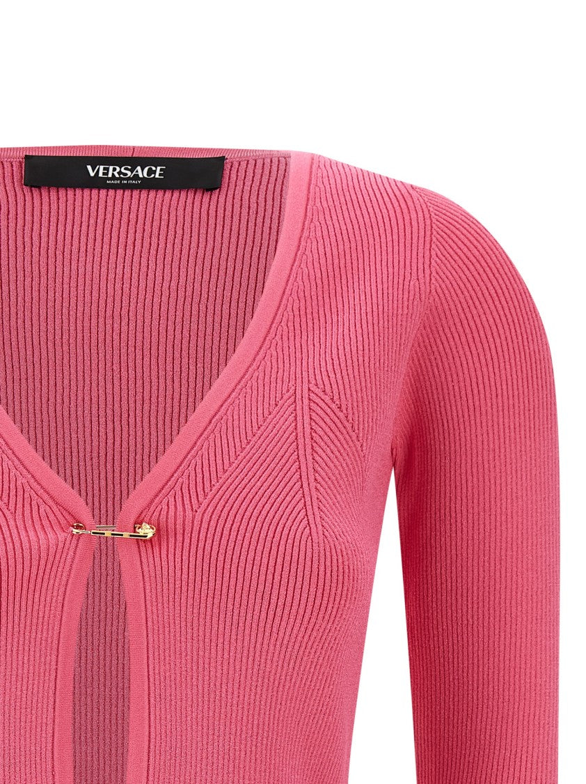 Versace 'Safety Pin' Cardigan