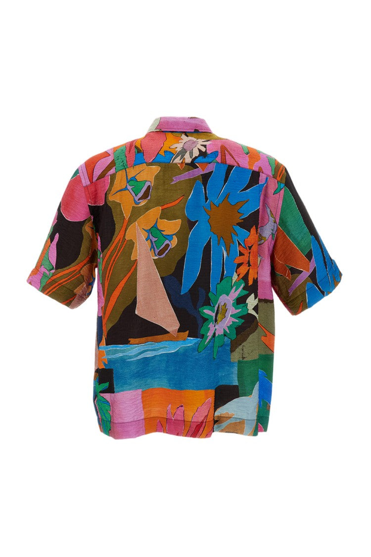 Paul Smith Short-Sleeve Patterned Shirt