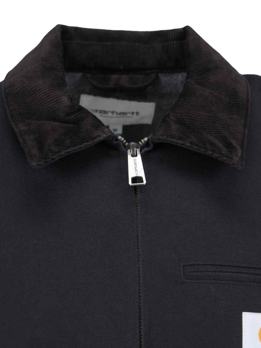 Carhartt Wip Black Detroit Cotton Jacket