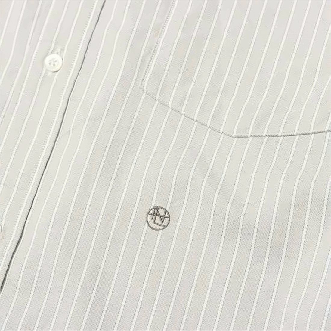 Nanamica Vertical Stripe Long-Sleeve Shirt With Classic Collar