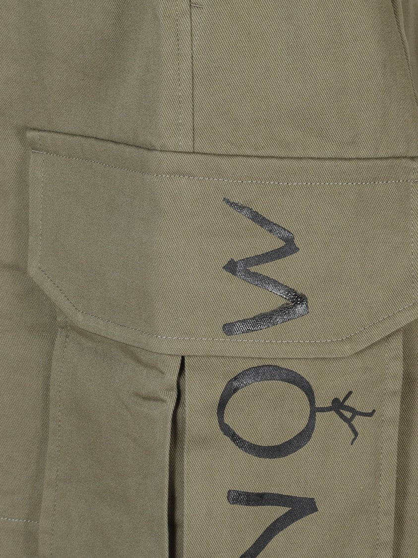 Comme Des Garçons Urban Graffiti Bermuda Cargo Shorts