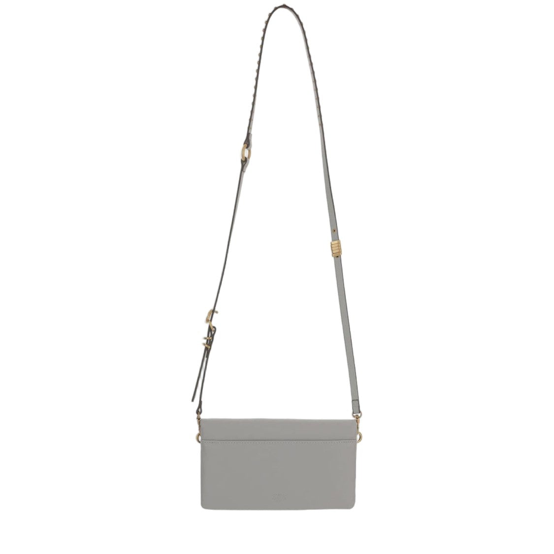 Pinko Rectangular Leather Shoulder Bag With Logo