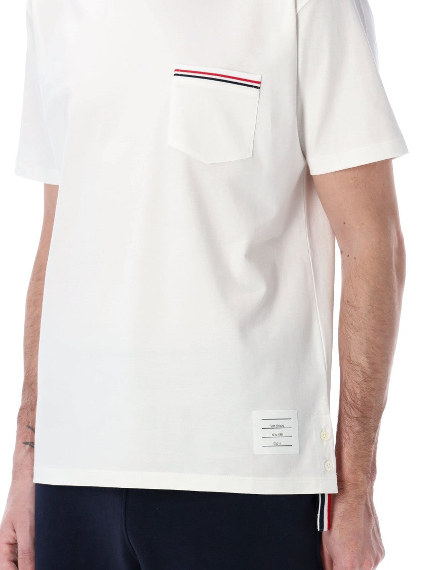 Thom Browne Cotton Jersey Pocket Tee