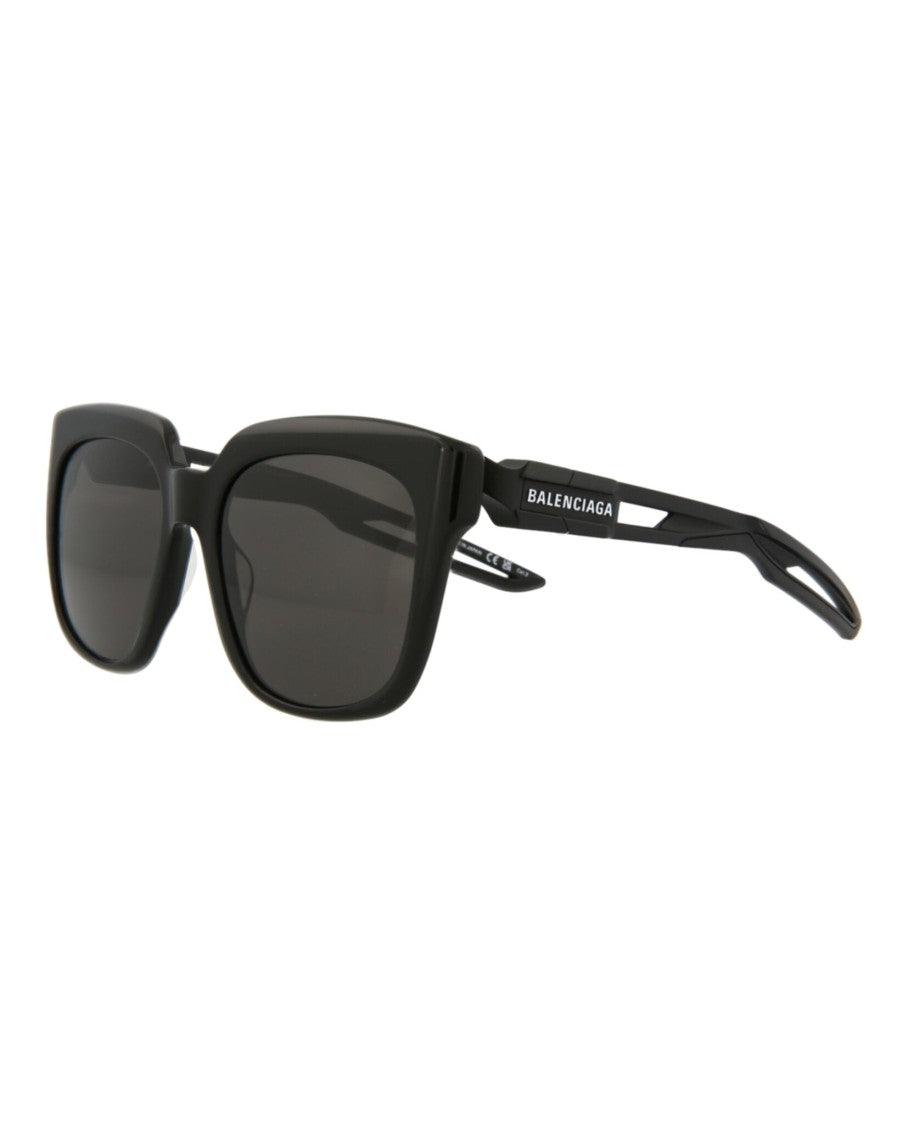 Balenciaga Square-Frame Acetate Sunglasses With Saddle Nose Bridge
