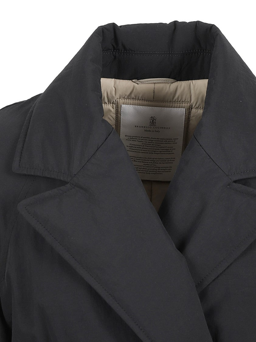 Brunello Cucinelli Classic Trench Coat With Belted Waist