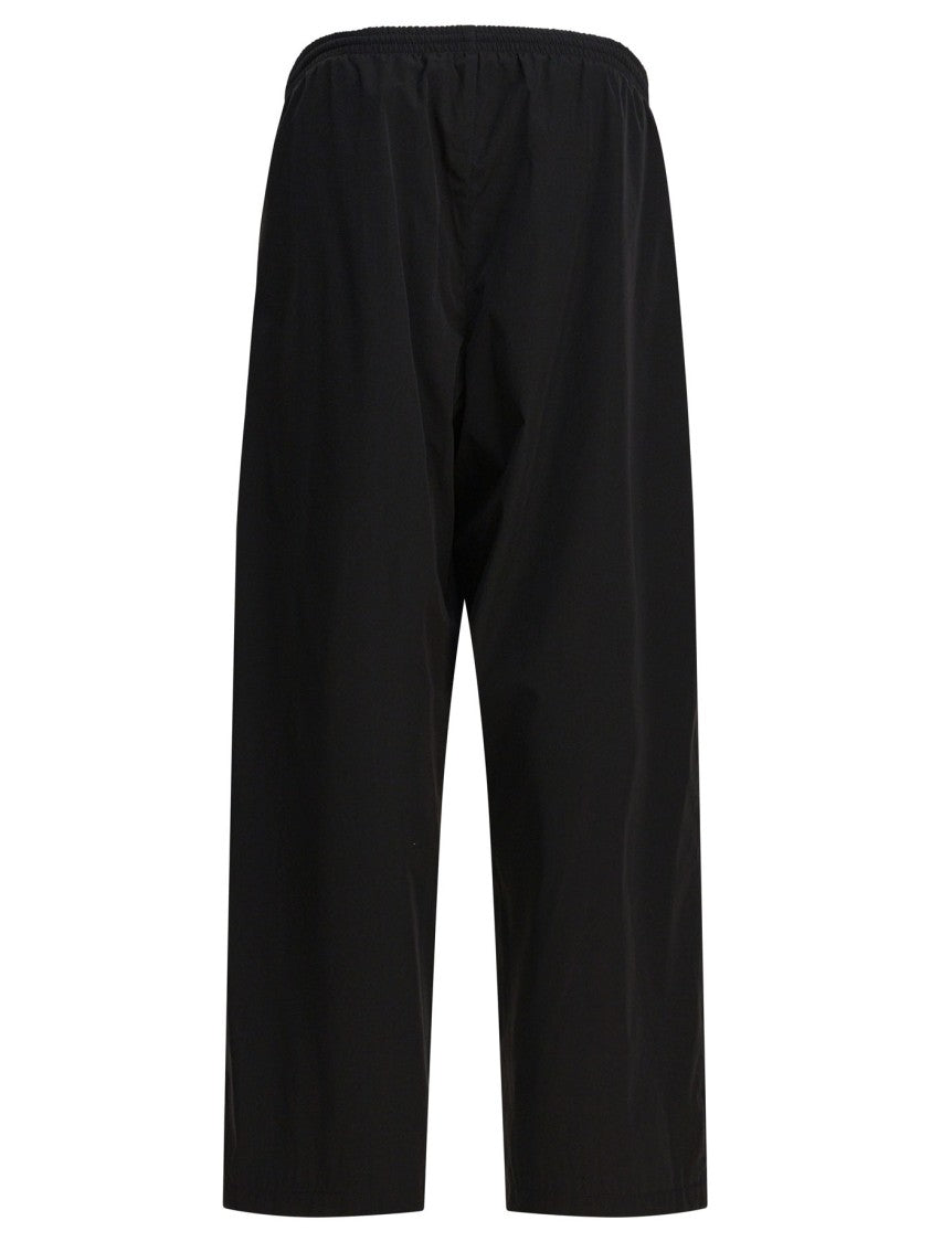 Balenciaga Relaxed Fit Track Pants With Embroidered Emblem