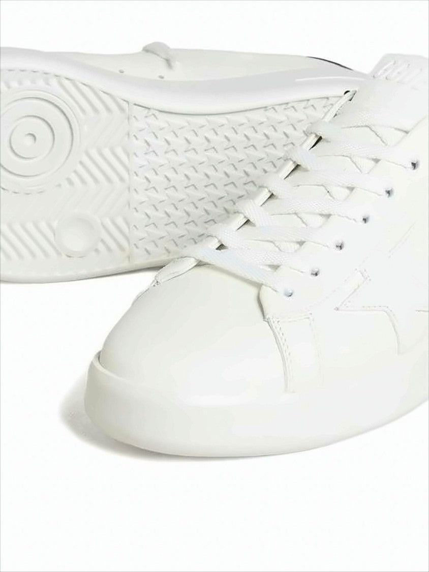 Golden Goose Low-Top White Leather Sneakers