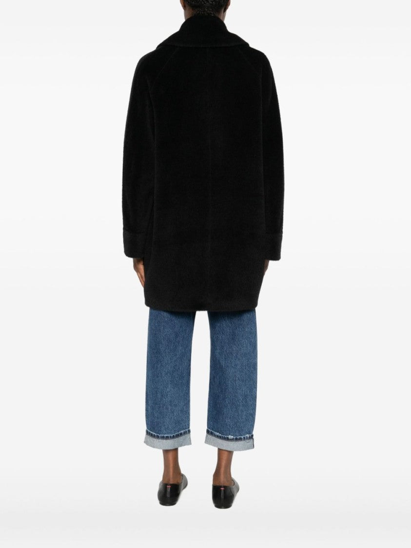 Tagliatore Double-Breasted Alpaca And Virgin Wool Coat