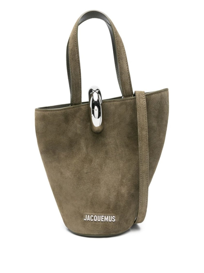 Jacquemus Trapezoidal Handbag In Soft Vitello Leather