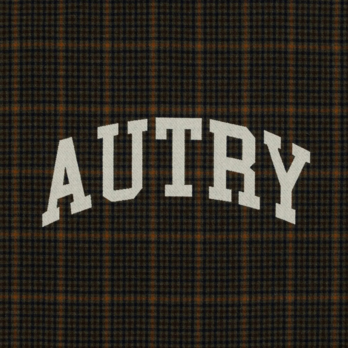 Autry Unisex Check Blanket With Maxi Logo